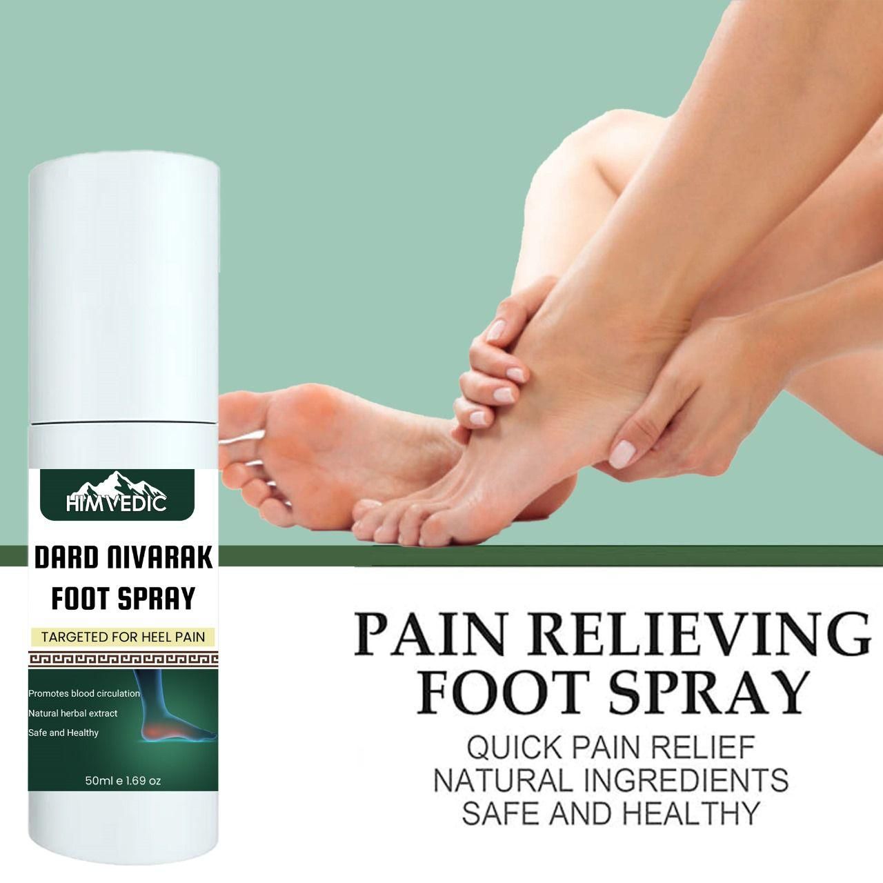 Dard Nivarak Foot Spray – Targeted Heel & Foot Pain Relief | Buy 1 Get 1 FREE