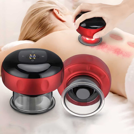 Vacuum Electric Cupping Massager – 12-Level Suction & Heat