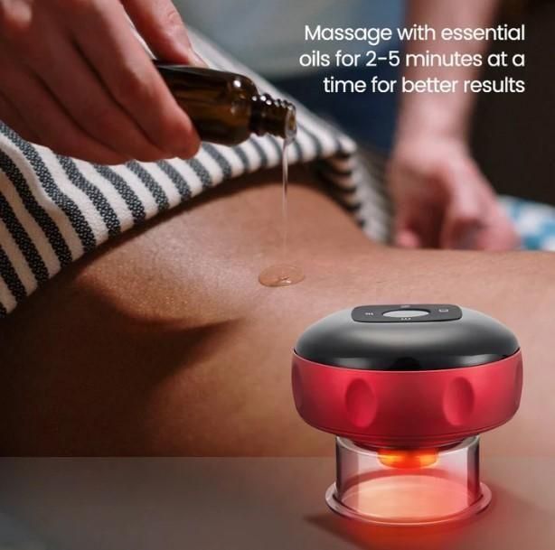 Vacuum Electric Cupping Massager – 12-Level Suction & Heat