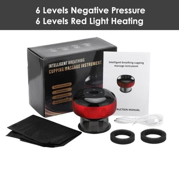Vacuum Electric Cupping Massager – 12-Level Suction & Heat