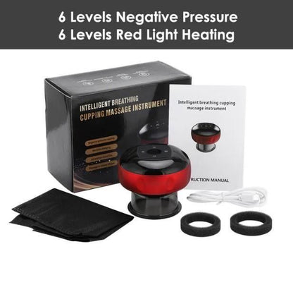 Vacuum Electric Cupping Massager – 12-Level Suction & Heat